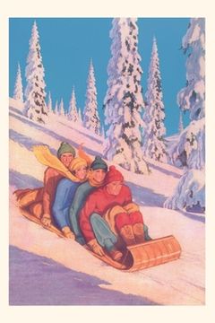 portada Vintage Journal Winter Sledding (en Inglés)