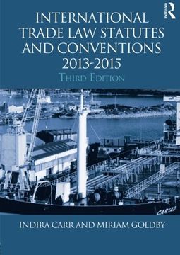 portada International Trade law Statutes and Conventions 2013-2015 (Routledge Student Statutes) (in English)
