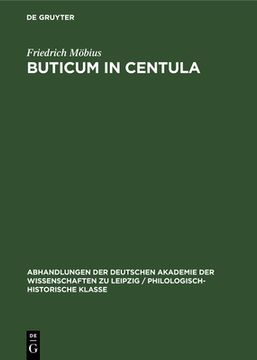 portada Buticum in Centula: Mit Einer Einführung in Die Bedeutung Der Mittelalterlichen Architektur (in German)