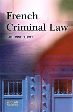 portada French Criminal Law (en Inglés)