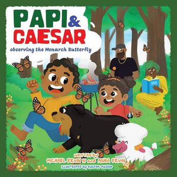 portada Papi And Caesar: The Monarch Butterfly (en Inglés)