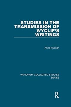 portada Studies in the Transmission of Wyclif's Writings (en Inglés)