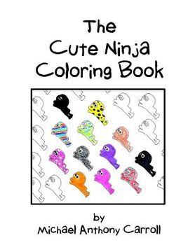 portada The Cute Ninja Coloring Book (en Inglés)