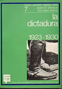 portada La Dictadura. Tomo 7: 1923-1930