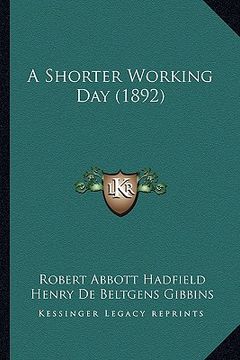 portada a shorter working day (1892) (en Inglés)