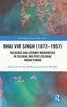 portada Bhai vir Singh (1872–1957) (Routledge Critical Sikh Studies) (en Inglés)