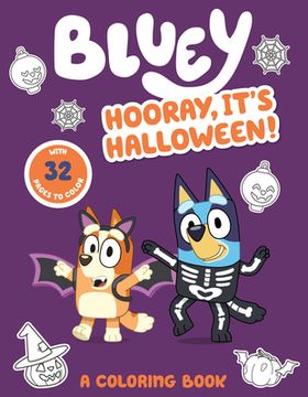 portada Bluey: Hooray, It's Halloween!: A Coloring Book