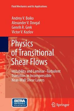 portada Physics of Transitional Shear Flows: Instability and Laminar-Turbulent Transition in Incompressible Near-Wall Shear Layers (in English)