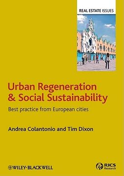 portada Urban Regeneration and Social Sustainability: Best Practice From European Cities 
