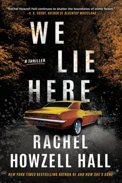 portada We lie Here: A Thriller (en Inglés)