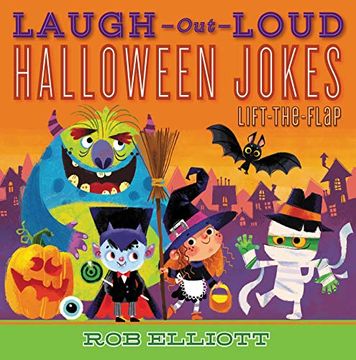 portada Laugh-Out-Loud Halloween Jokes: Lift-The-Flap (Laugh-Out-Loud Jokes for Kids) (en Inglés)