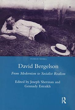 portada David Bergelson: From Modernism to Socialist Realism. Proceedings of the 6th Mendel Friedman Conference (en Inglés)