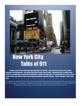 portada NEW YORK CITY Talks of 911