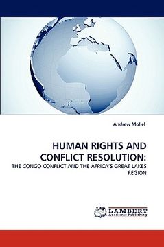 portada human rights and conflict resolution (en Inglés)