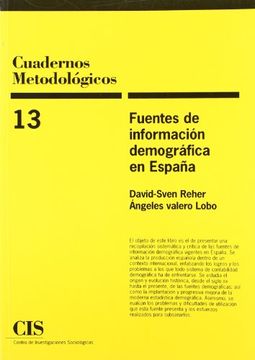 portada Fuentes de Información Demográfica en España (Cuadernos Metodológicos)