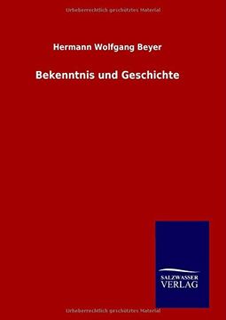 portada Bekenntnis und Geschichte (German Edition)
