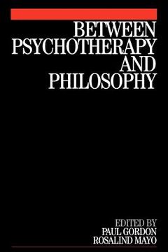portada between psychotherapy and philosophy (en Inglés)