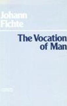 portada The Vocation of man (Hackett Classics) (en Inglés)