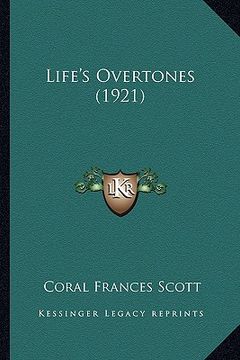 portada life's overtones (1921) (in English)