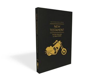 portada Niv, New Testament with Psalms and Proverbs, Pocket-Sized, Paperback, Black Motorcycle, Comfort Print (in English)