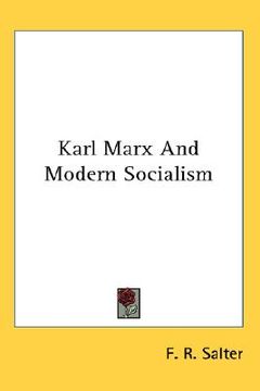 portada karl marx and modern socialism (in English)