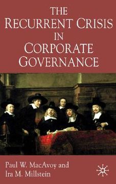 portada the recurrent crisis in corporate governance (in English)