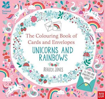 portada Unicorns & Rainbows Cards & Envelopes (en Inglés)