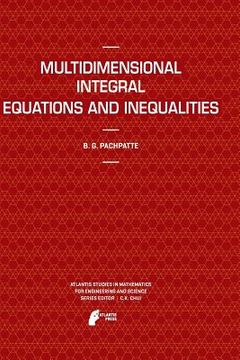 portada Multidimensional Integral Equations and Inequalities (en Inglés)