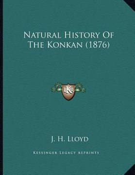 portada natural history of the konkan (1876) (en Inglés)