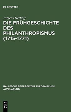 portada Die Frühgeschichte des Philanthropismus (in German)