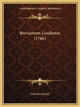 portada Breviarium Leodiense (1766) (en Latin)