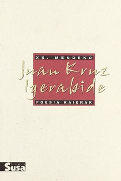 portada Juan Kruz Igerabide - Xx. Mendeko Poesia Kaierak (in Basque)