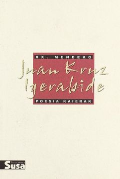 portada Juan Kruz Igerabide - Xx. Mendeko Poesia Kaierak (en Euskera)