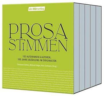 portada Prosastimmen: 183 Autorinnen & Autoren, 100 Jahre Prosa im Originalton (in German)