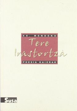 portada Tere Irastortza - Xx. Mendeko Poesia Kaierak (in Basque)