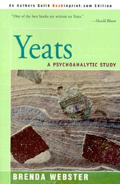 portada yeats: a psychoanalytic study (en Inglés)