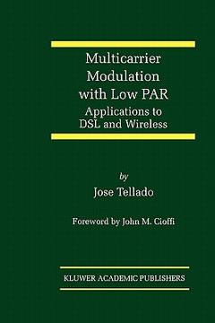 portada multicarrier modulation with low par: applications to dsl and wireless (en Inglés)