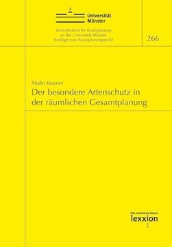 portada Der Besondere Artenschutz in der R? Umlichen Gesamtplanung (in German)