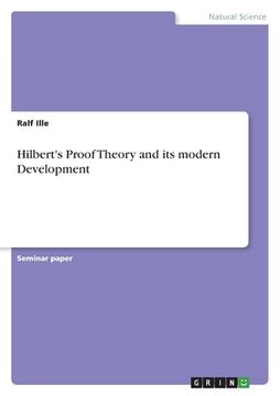 portada Hilbert's Proof Theory and its modern Development (en Inglés)