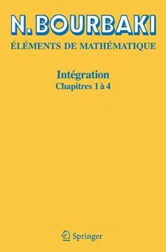 portada Intégration: Chapitres 1 à 4: Chapitres 1-4 (Eléments de Mathématique) (en Francés)