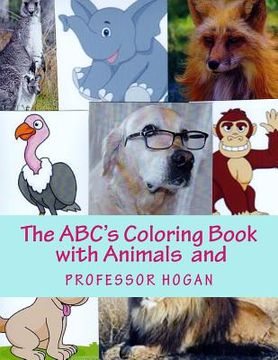 portada The ABC's Coloring Book with Animals and Professor Hogan (in English)