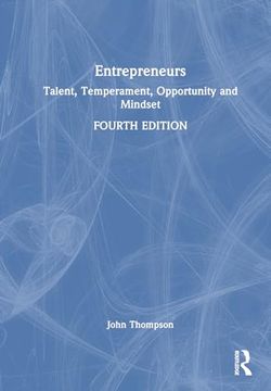 portada Entrepreneurs: Talent, Temperament, Opportunity and Mindset (in English)