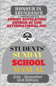 portada Christ Revelation Church of God Sunday School Manual (Vol. 3): Students' Manual (in English)