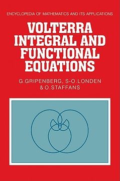 portada Volterra Integral and Functional Equations (Encyclopedia of Mathematics and its Applications) (en Inglés)
