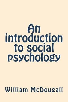portada An introduction to social psychology (en Inglés)