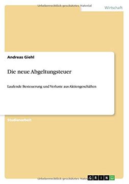 portada Die neue Abgeltungsteuer (German Edition)