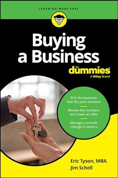portada Buying a Business for Dummies (For Dummies (Business & Personal Finance)) (en Inglés)