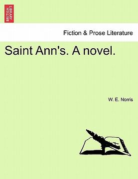 portada saint ann's. a novel. (en Inglés)