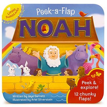 portada Noah Peek a Flap Board Book (Little Sunbeams) (in English)