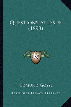 portada questions at issue (1893) (in English)